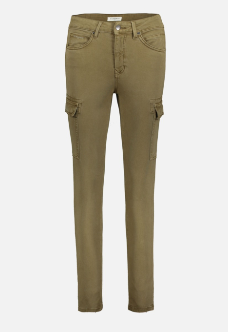 Olive Cargo Skinny Jeans