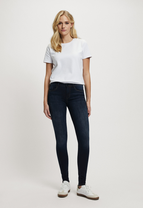 Cassy Mid Waist Skinny Jeans