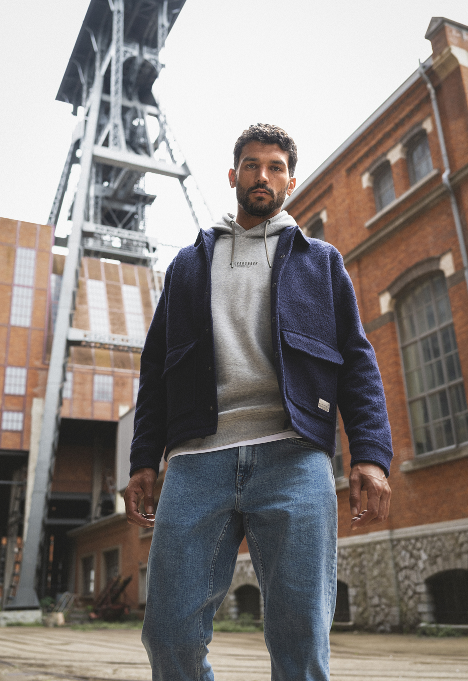 Silvercreek Logo Sweater Hoodie Grey Melange | Silvercreek.nl
