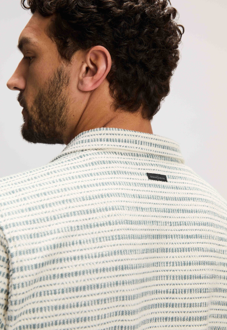 Perlo Striped Polo