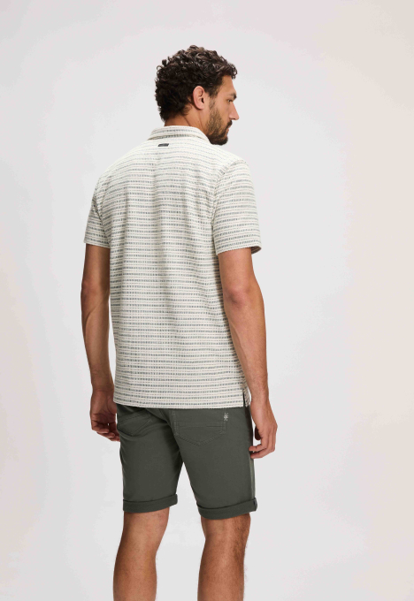 Perlo Striped Polo