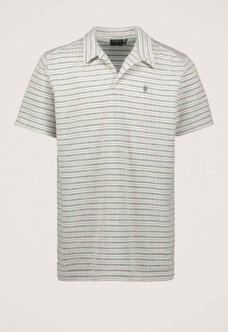 Perlo Striped Polo