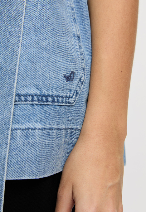 Denim Utility Gilet