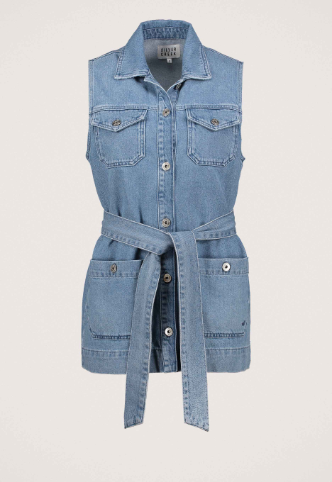 Denim Utility Gilet