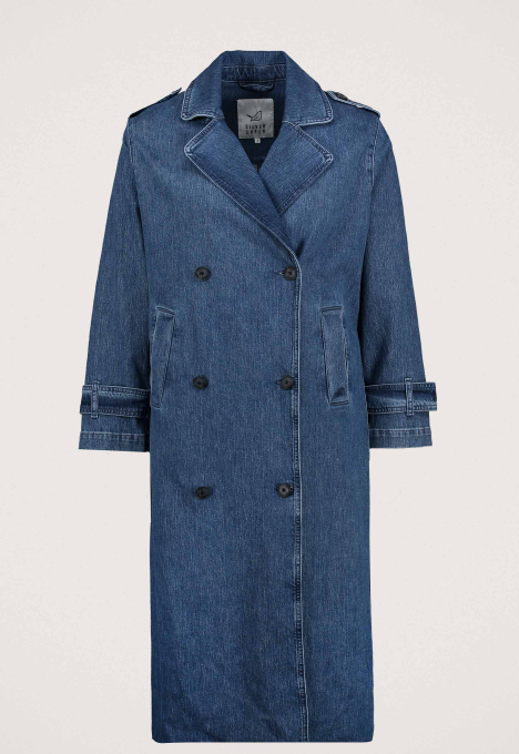 Denim Trench Jacket