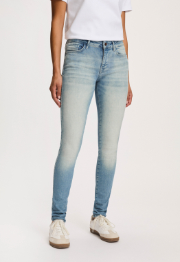 Cassy Mid Waist Skinny Jeans