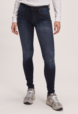 Cassy Mid Waist Skinny Jeans