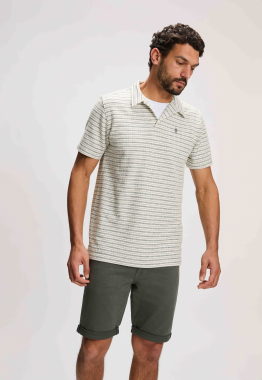 Perlo Striped Polo